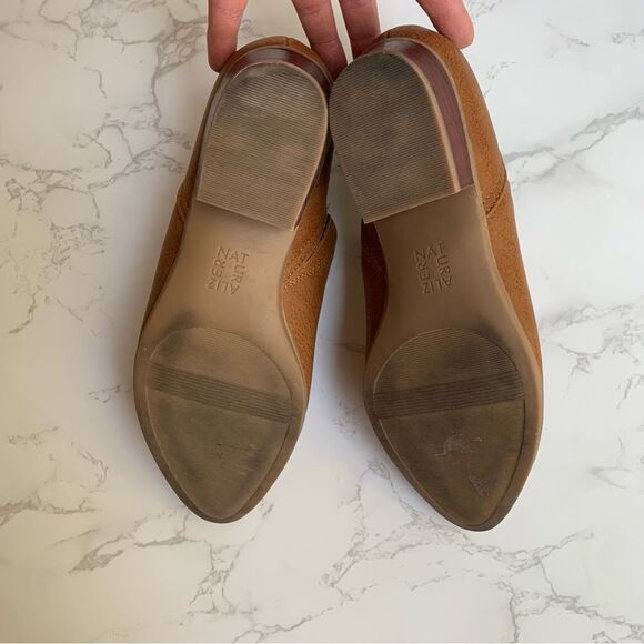 Naturalizer Women's Carlyn Block Heel Ankle Bootie in Brown | Size 8 - Picture 7 of 8